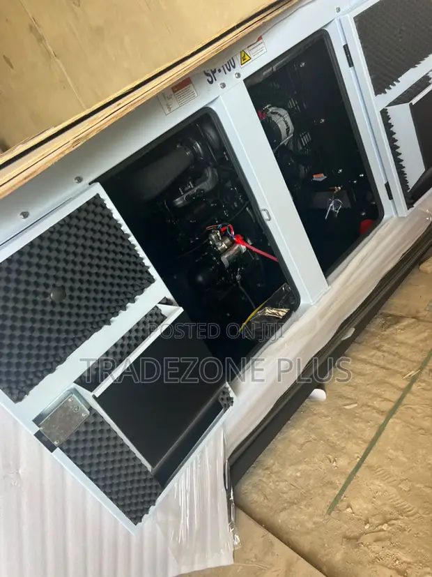 Original Perkins 100kVA Silent Diesel Generator - 1