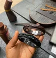 Unisex Breaded Leather Bracelet - 1