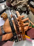 Unisex Breaded Leather Bracelet - 2