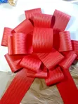 Red Car Ribbon Paper for Bows - 1