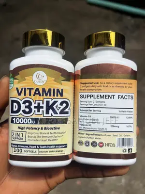 Douzi Vitamin D3 + K2 Softgels