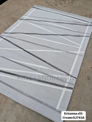 7x10ft Gray/Beige Turkish Mat Rugs