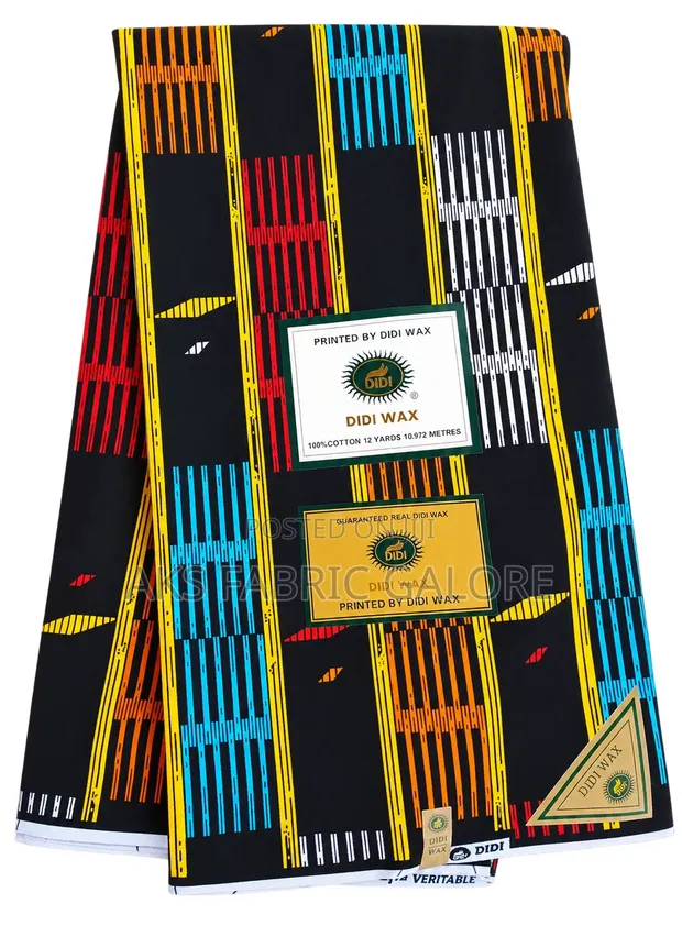 Ankara Wax Fabric (100% Cotton) - 1