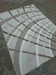 7x10ft Beige Premium Turkish Mat Rug - 2