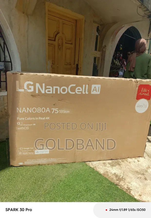 LG 75-Inch NANO80A Smart TV - 1