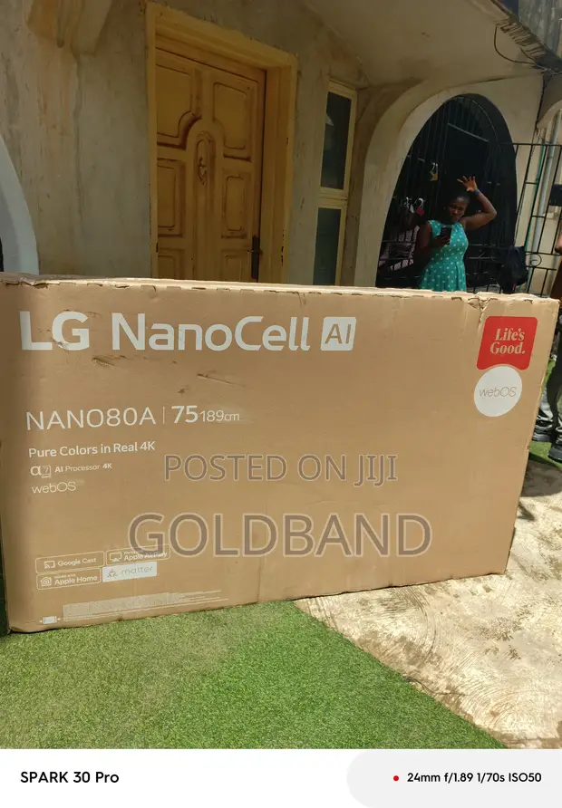 LG 75-Inch NANO80A Smart NanoCell TV - 1
