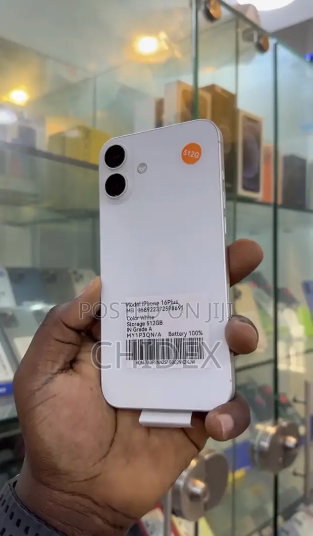 Apple iPhone 16 Plus 512GB Fari (UK Amfani) - 1