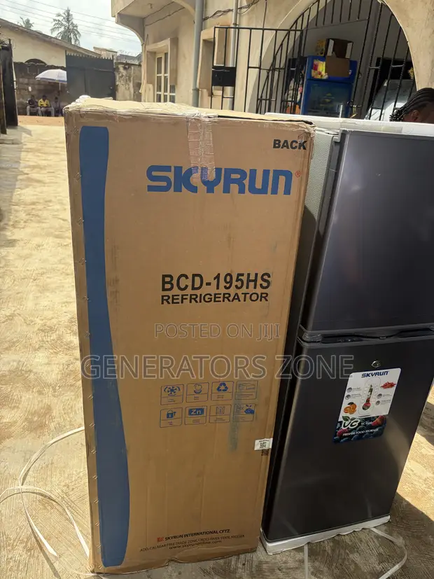 Skyrun 195L Double Compartment Refrigerator BCD-195HS - 1