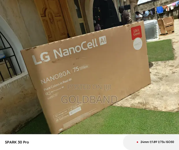LG 75-inch NANO80A NanoCell Smart TV - 1