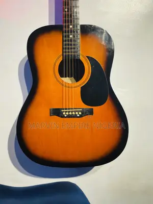 Royal Sunburst Acoustic Dreadnought Guitar with Bag