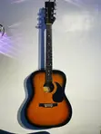 Royal Sunburst Acoustic Dreadnought Guitar with Bag - 2