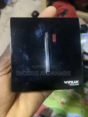 Winluk Slim Switch - Black Wall Light/Water Heater Switch