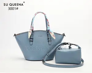 Su Queena Women's 2-in-1 Handbag Set - Dusty Blue