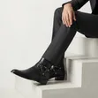Saint Laurent Leather Ankle Boots - 4
