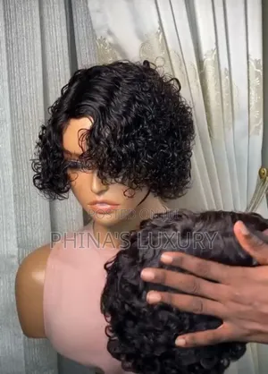 Full Frontal Jerry Curl Wig - Gashin Mutum