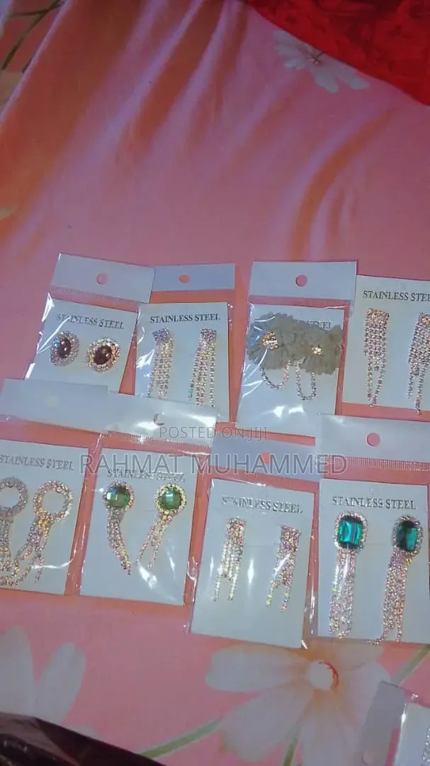 Fashion Earrings and Necklace Set - 1