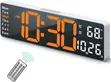 Digital LED Clock with Remote Control - 1