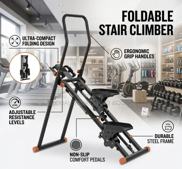 Bodygym Foldable Stair Climber - 1