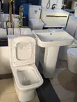 Classic Close Coupled WC with Pedestal Basin Set - 2