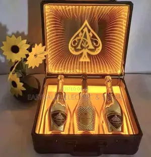 Brand New 3-Bottle LED Glorifier Box for Champagne/Wine