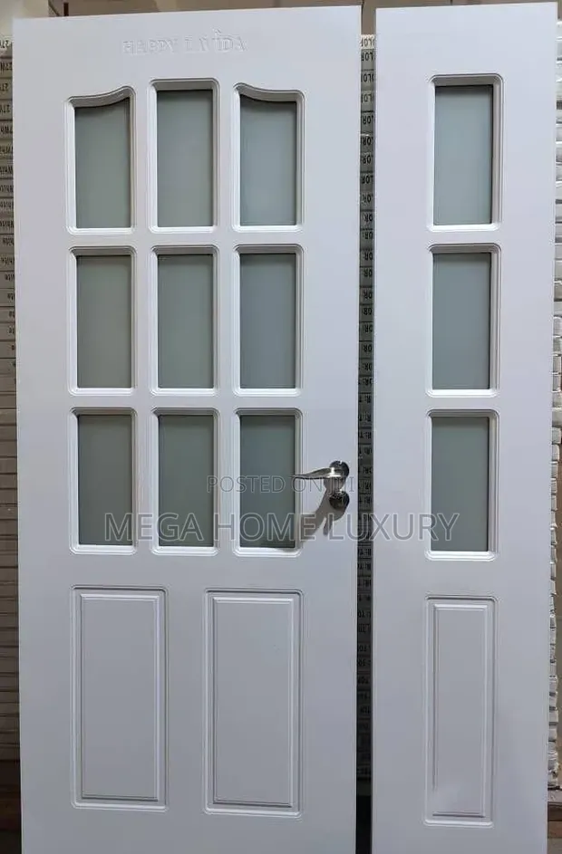 Original Glass Kitchen Exit Door - 1