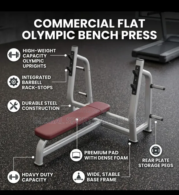Bodyflex Commercial Olympic Bench Press - 1