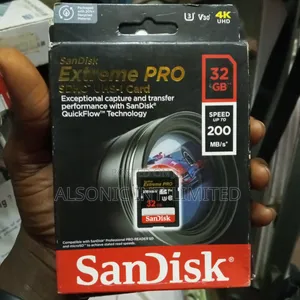 SanDisk Extreme PRO 32GB SDHC UHS-I Card