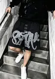 Premium Designer Graffiti Print Drawstring Streetwear Shorts - 3