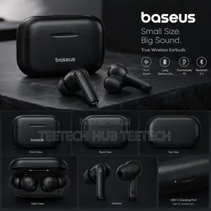 Baseus Bowie E17 True Wireless Earbuds - Black