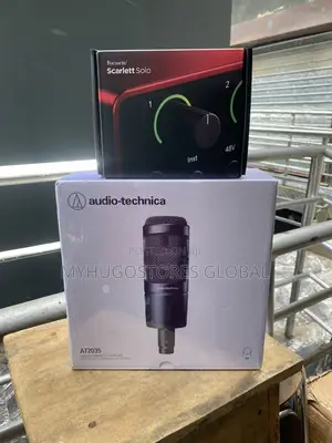 Focusrite Scarlett Solo 4th Gen & Audio-Technica AT3035 Mic