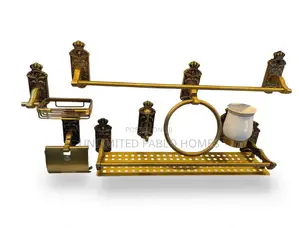 Royal Antique Bathroom Accessories Set - 6 Pcs