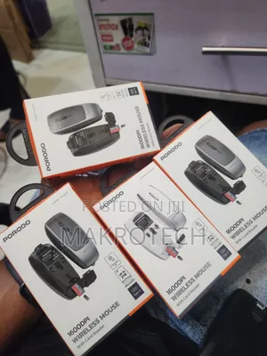 Porodo 1600DPI Wireless Mouse with Card Reader