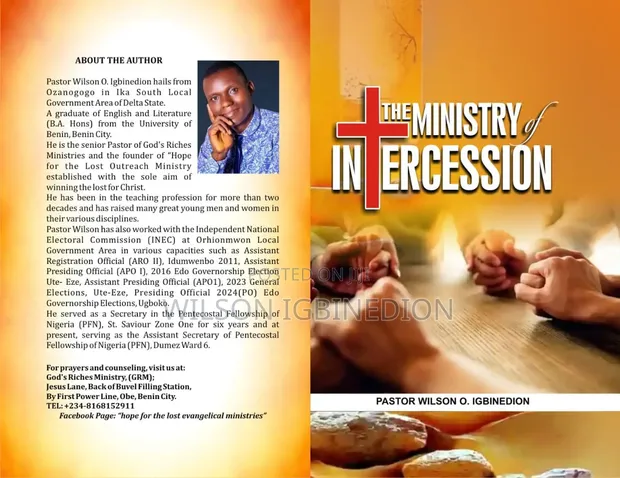 The Ministry of Intercession by Pastor Wilson O. Igbinedion - 1
