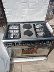 Nexus 90x60cm Standing Gas Cooker 4 Gas + 2 Electric Burners, Oven - 2