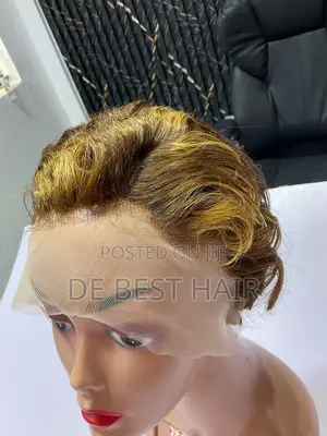 Gashin Mutum 100% Na Gaskiya Wig