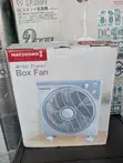 Matsusho Portable Box Fan with Timer - 1