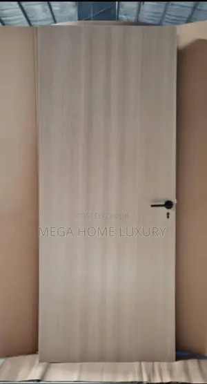 Original Modern Room Door - White Wood