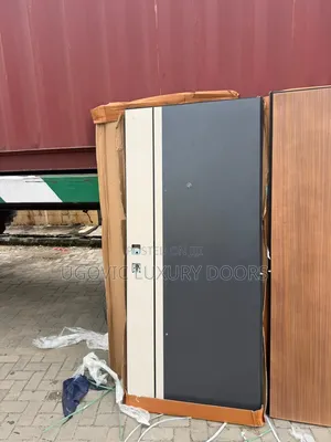 Premium Israeli Security Door - Gray