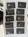 Silver Butterfly Pendant Necklace - 2