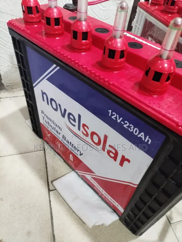 230AH Solar Tubular Battery - 6 Months Old - 1