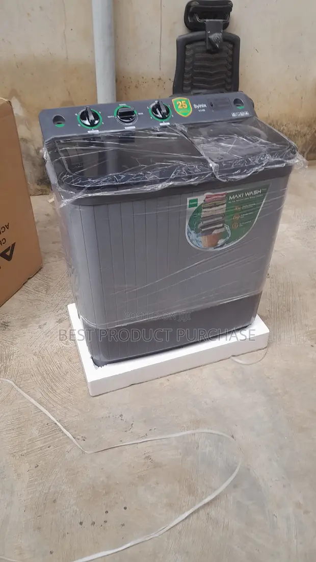 Brand New Syinix MaxiWash E8WTMN 8.5kg/5kg Twin Tub Washing Machine - 1