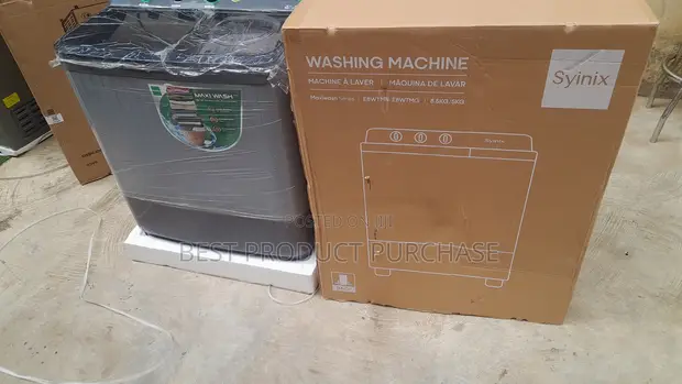Syinix MaxiWash E8WTMG 8.5kg/5kg Twin Tub Washing Machine - 1