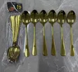 6-Piece Luxury Gold Stainless Steel Fork & Spoon Set - 2