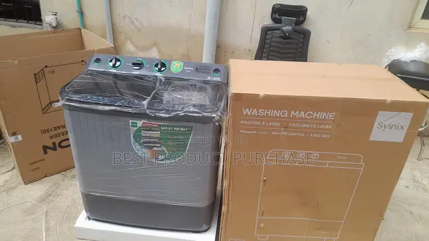 Syinix MaxiWash E8WTMG 8.5kg/5kg Brand New Twin Tub Washing Machine - 1