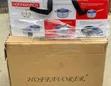 Hoffavorer 12-Piece Stainless Steel Cookware Set with Blue Glass Lids - 2