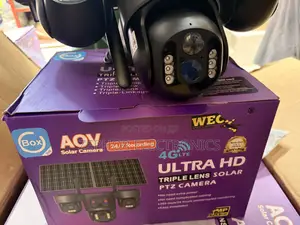 Ubox 3-Lens Solar 4G Camera