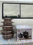Queen Time 10-Piece Non-Stick Granite Cookware Set - 1
