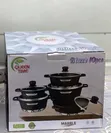 Queen Time 10-Piece Non-Stick Granite Cookware Set - 2
