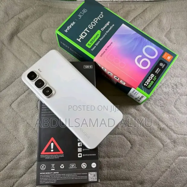 New Infinix Hot 60 Pro+ 256GB White - 1