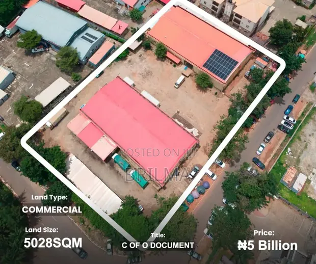 5028 SQM Commercial Land for Sale in Wuse Zone 5, Abuja - 1